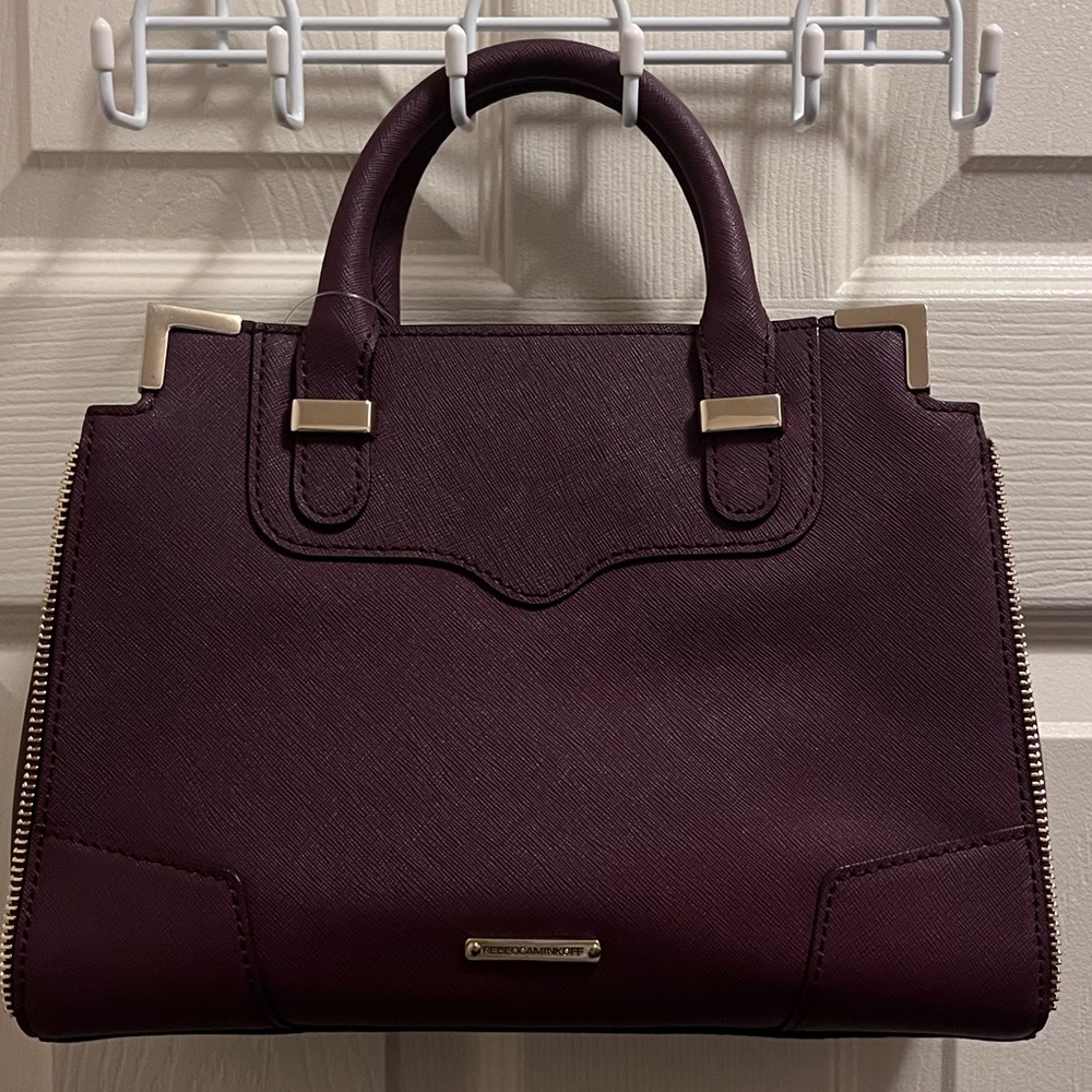 Rebecca Minkoff Burgundy Leather Satchel
